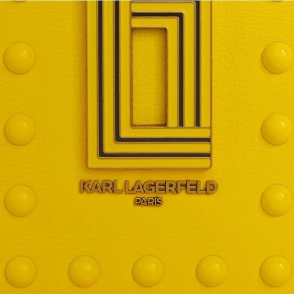 ✨️💛 Karl Lagerfeld Paris Simone dots Crossbody, yellow aspen NWT ✨️💛